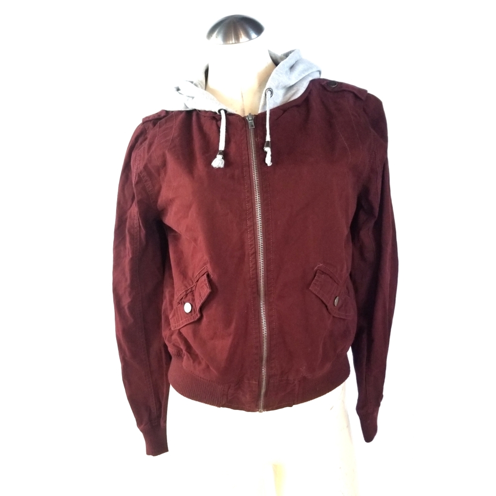 Juniors burgundy jacket